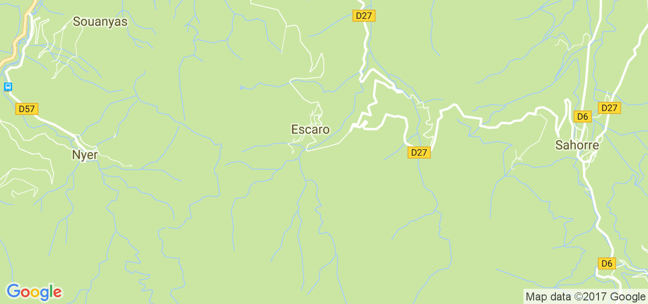 map de la ville de Escaro