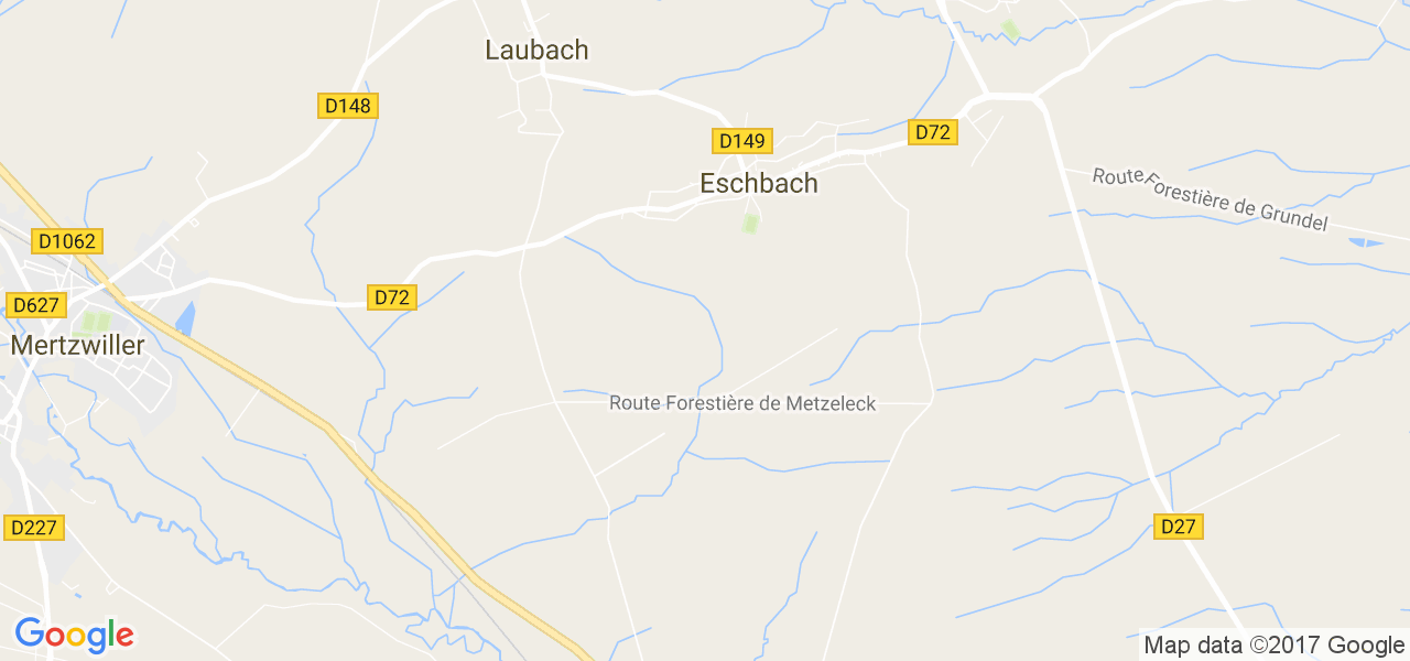 map de la ville de Eschbach