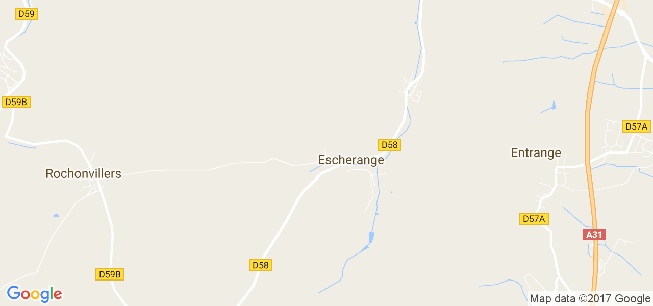 map de la ville de Escherange