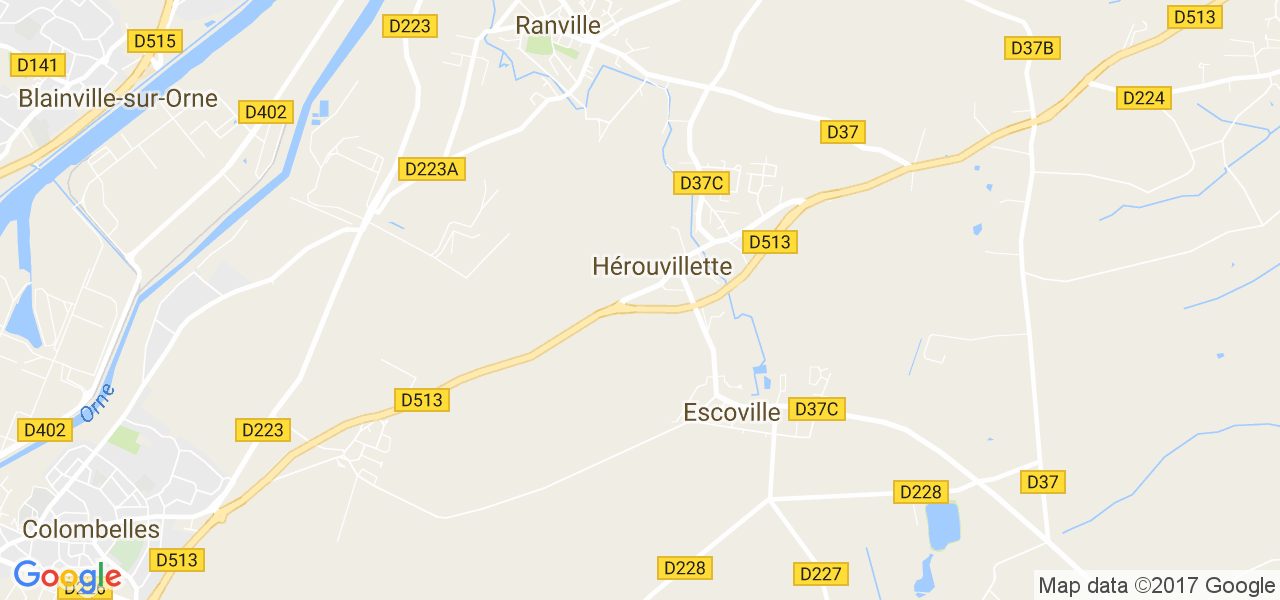 map de la ville de Escoville