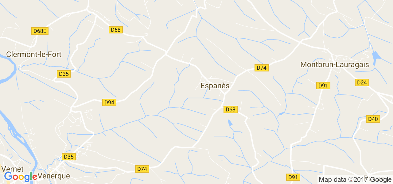 map de la ville de Espanès