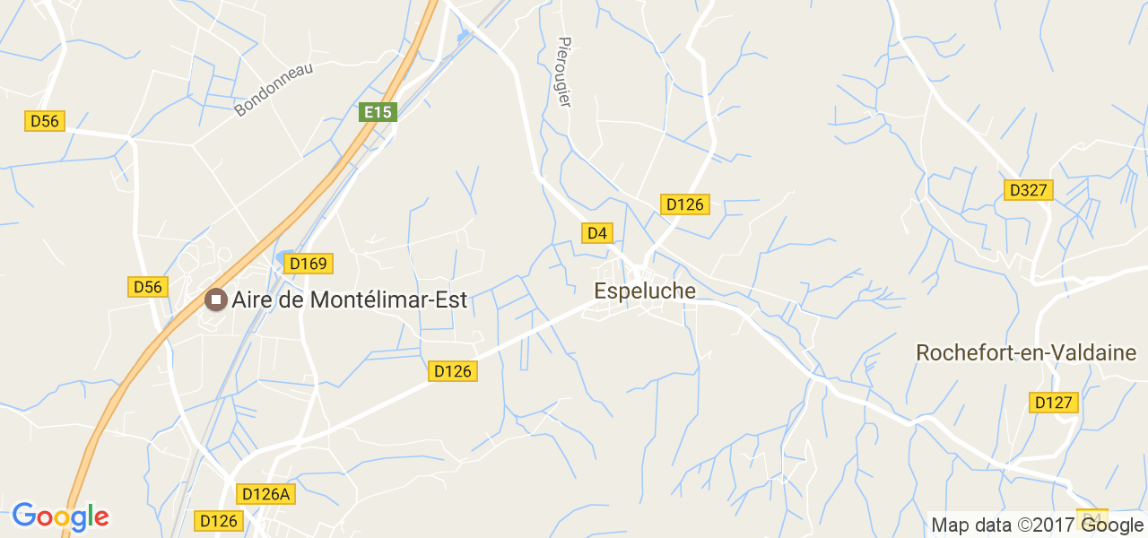 map de la ville de Espeluche