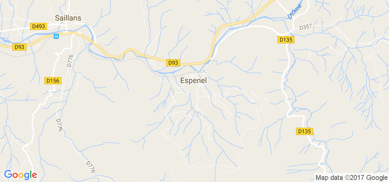 map de la ville de Espenel