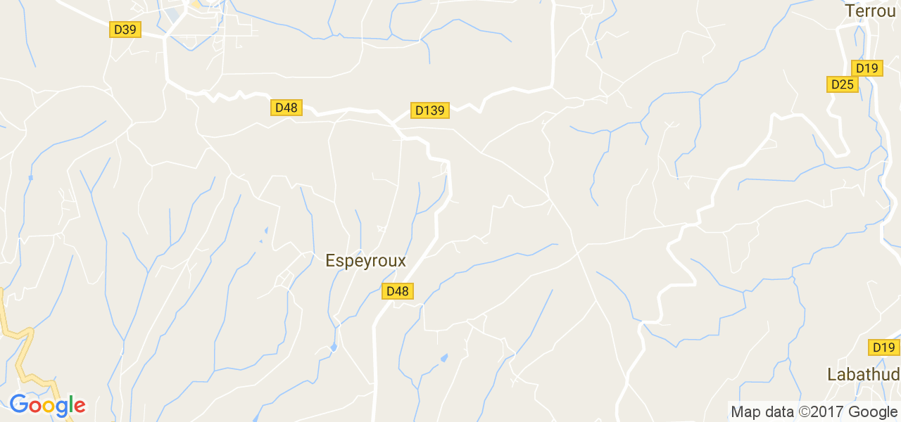 map de la ville de Espeyroux