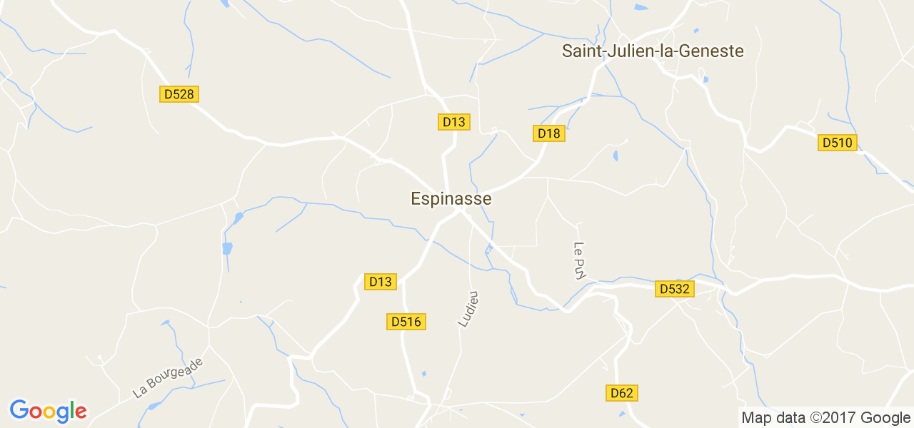 map de la ville de Espinasse
