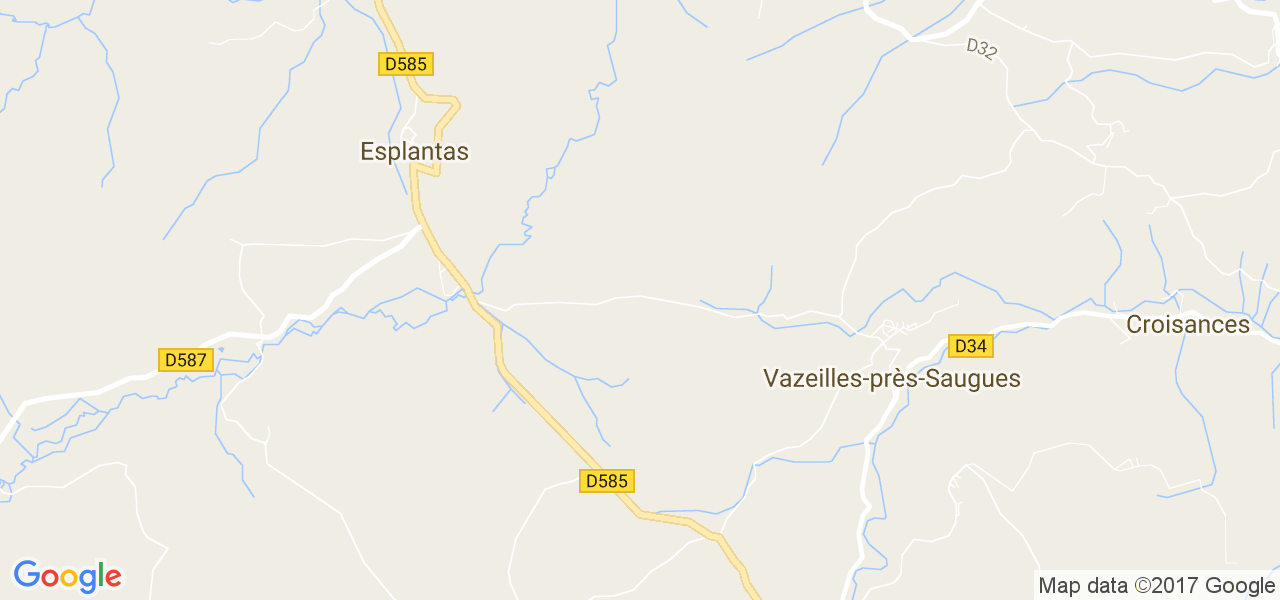 map de la ville de Esplantas