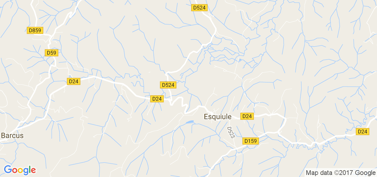 map de la ville de Esquiule