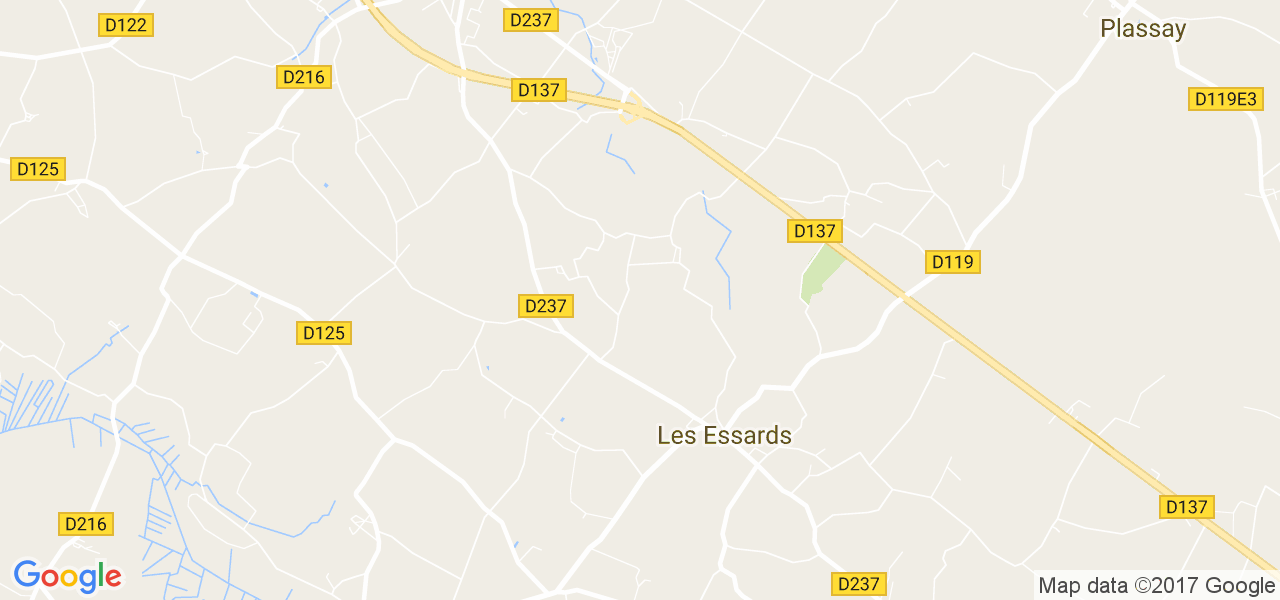 map de la ville de Essards