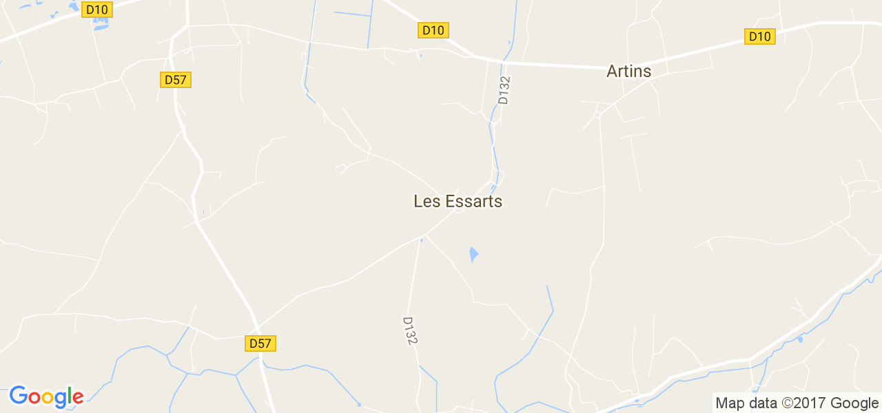 map de la ville de Essarts