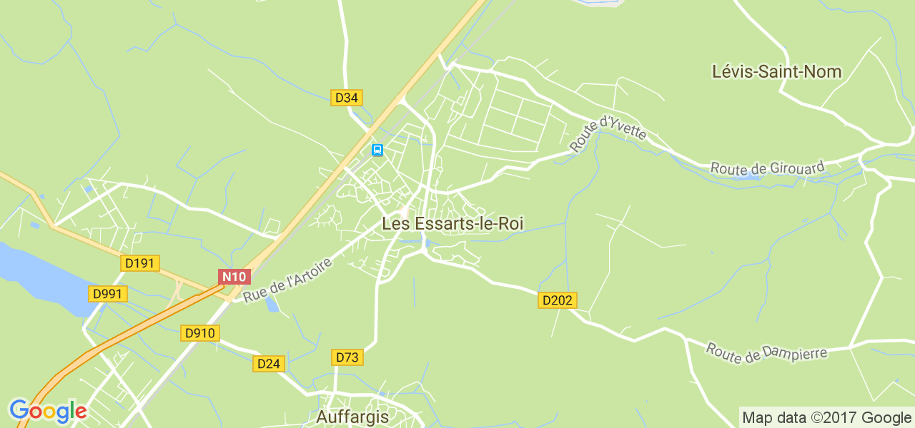 map de la ville de Essarts-le-Roi