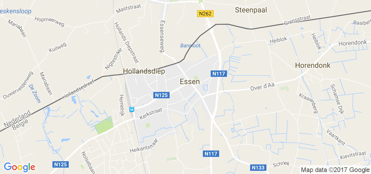 map de la ville de Essen