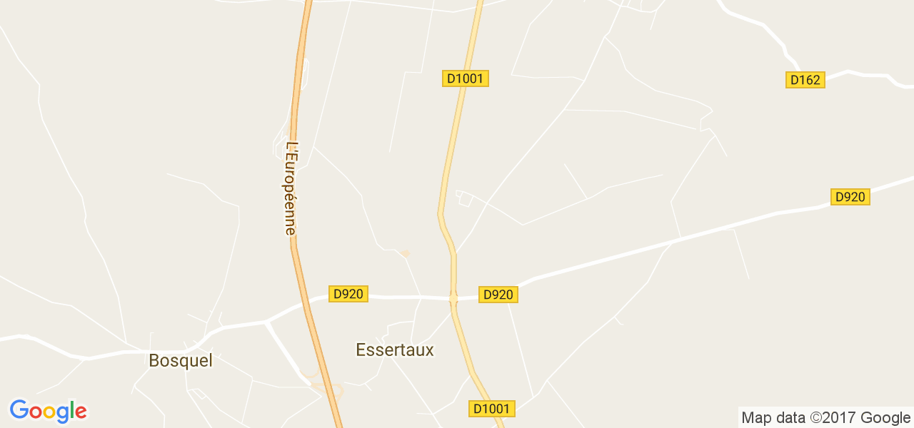 map de la ville de Essertaux