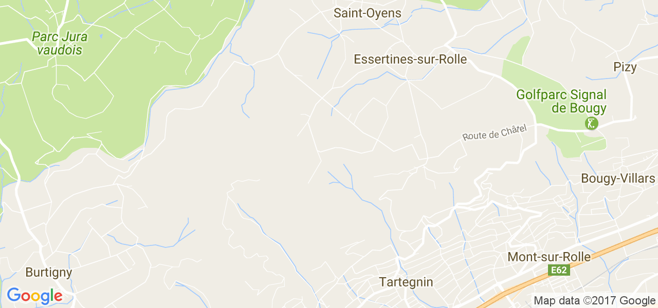 map de la ville de Essertines-sur-Rolle