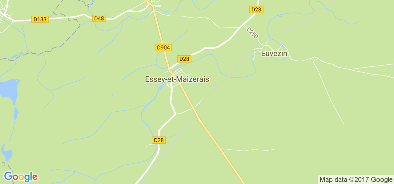 map de la ville de Essey-et-Maizerais