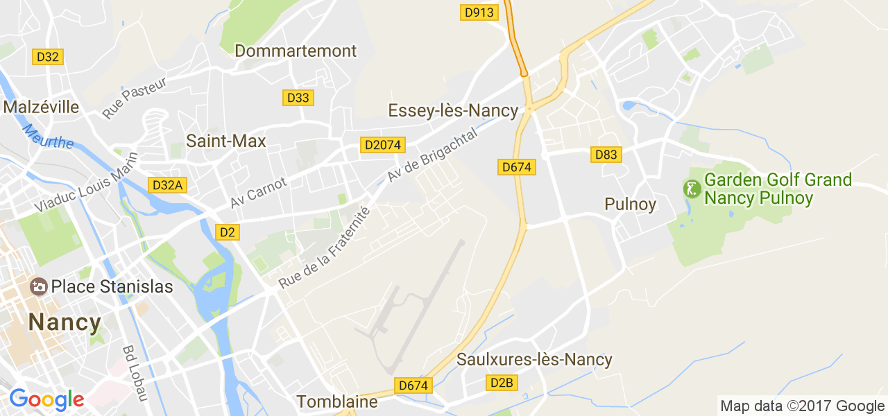 map de la ville de Essey-lès-Nancy