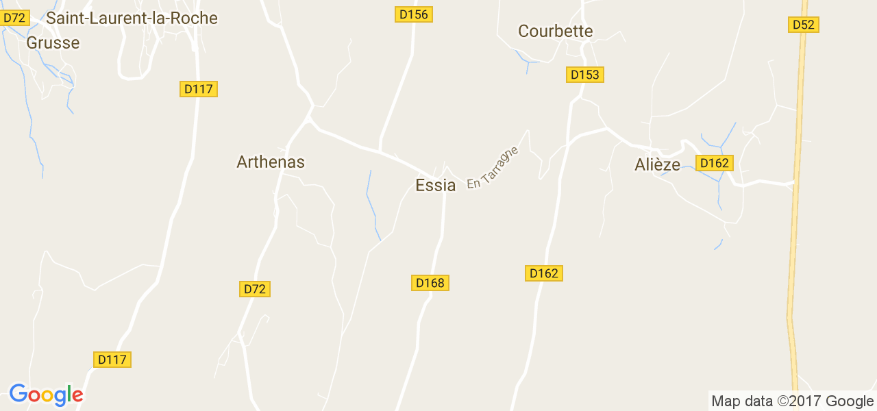 map de la ville de Essia