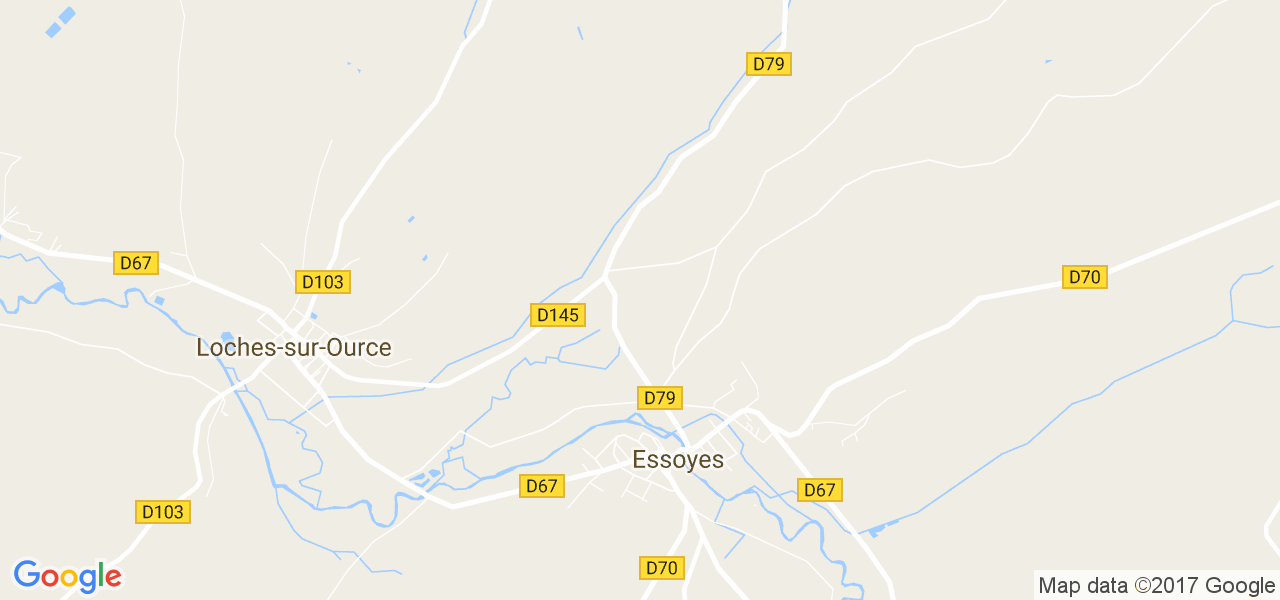 map de la ville de Essoyes