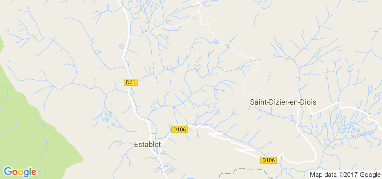 map de la ville de Establet