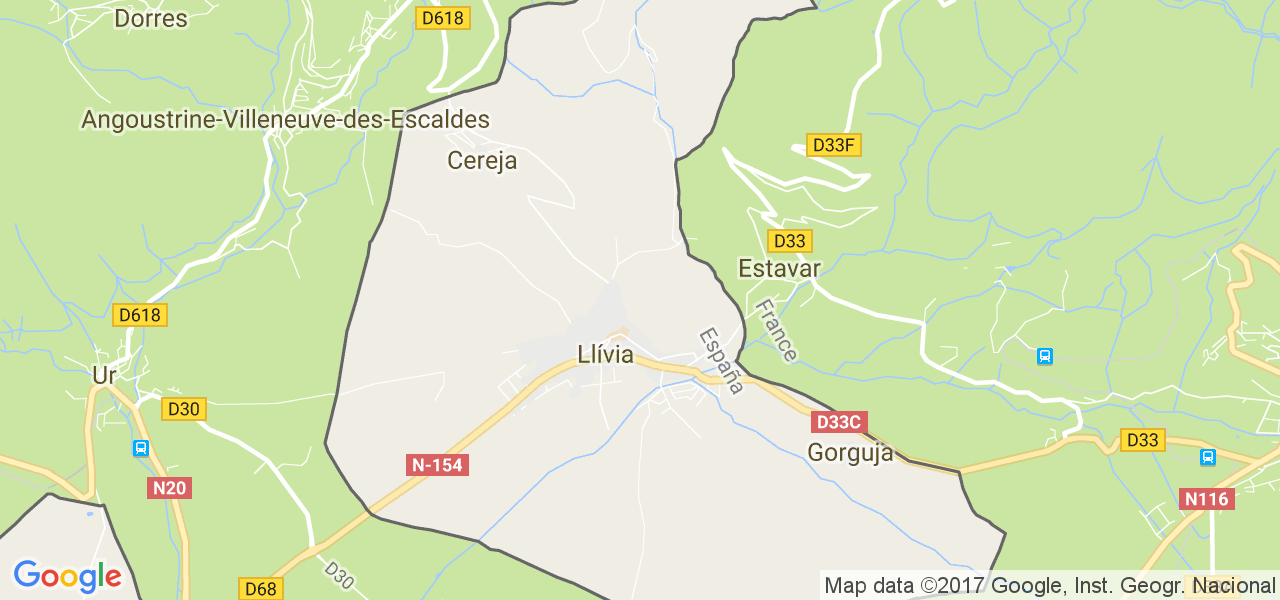 map de la ville de Estavar