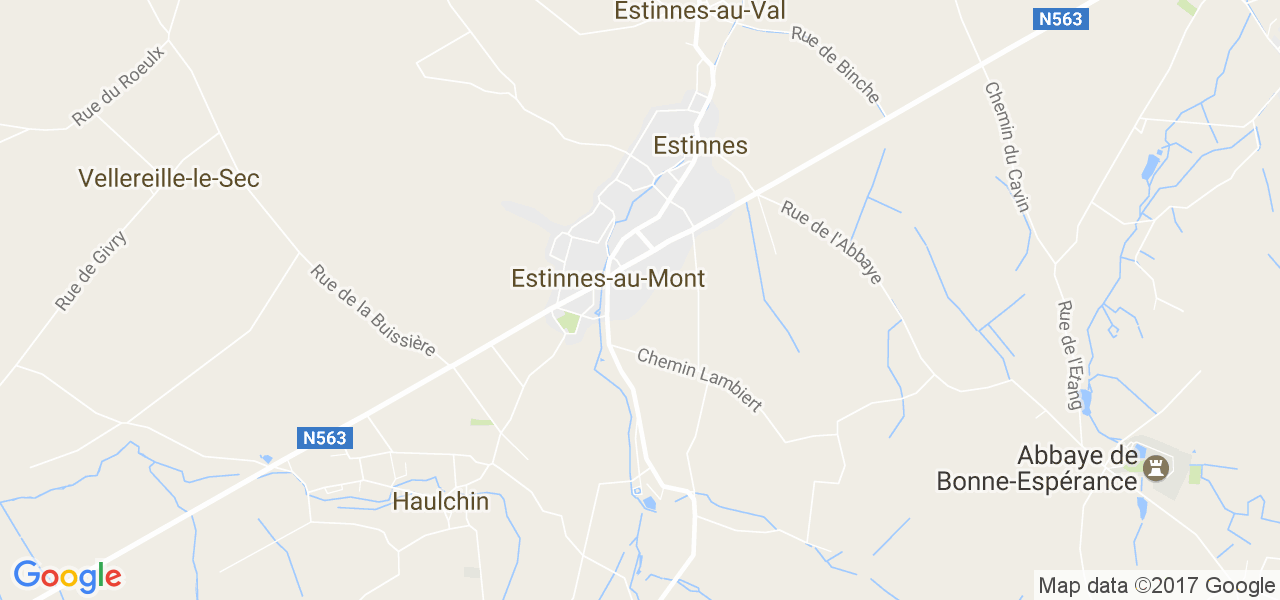 map de la ville de Estinnes-Au-Mont