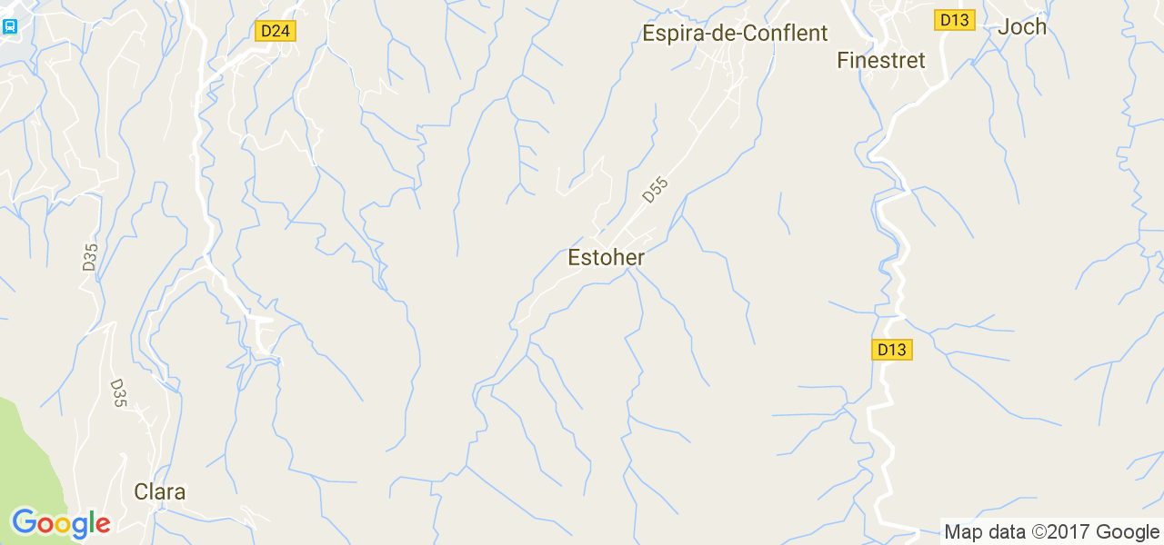 map de la ville de Estoher