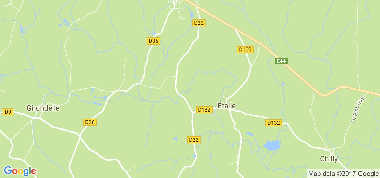 map de la ville de Étalle