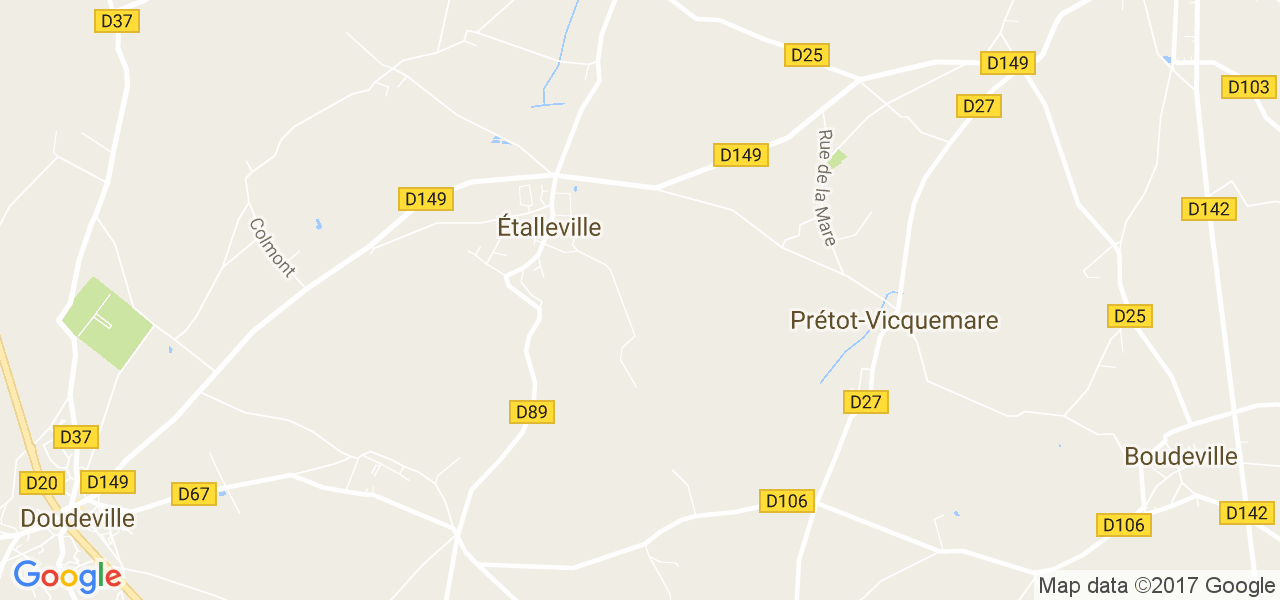 map de la ville de Étalleville