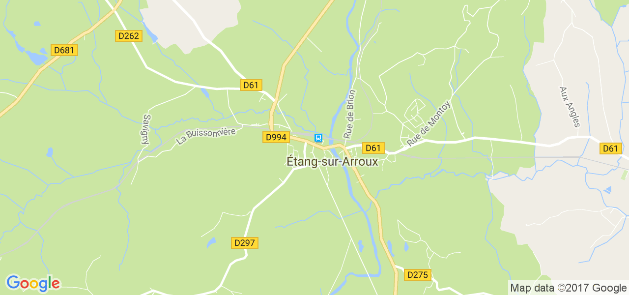 map de la ville de Étang-sur-Arroux