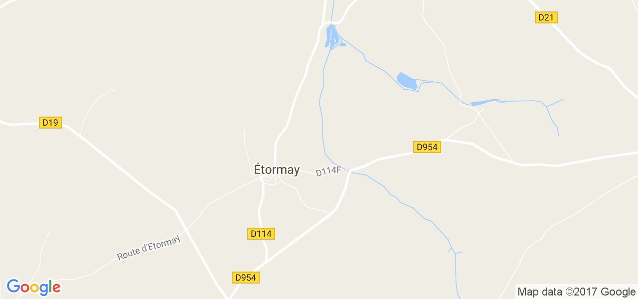 map de la ville de Étormay