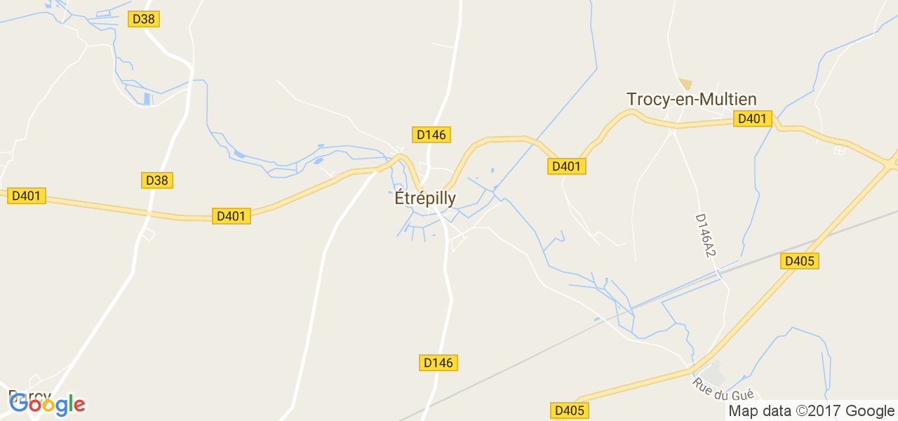 map de la ville de Étrépilly