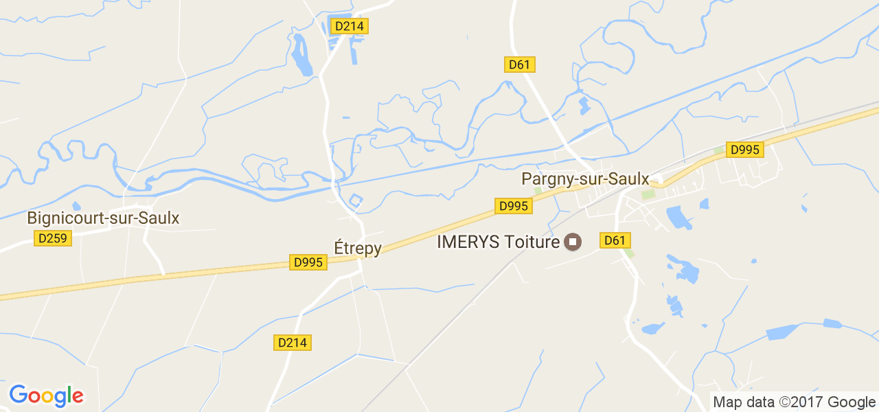 map de la ville de Étrepy