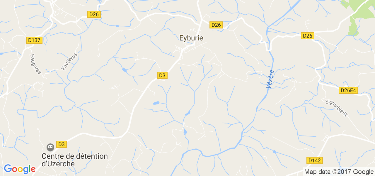 map de la ville de Eyburie