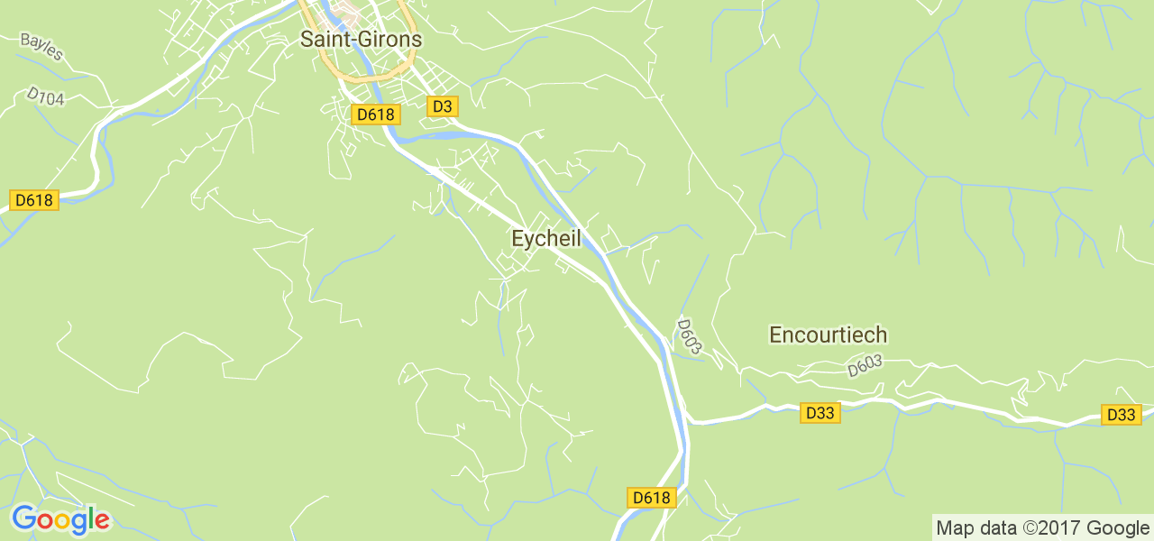 map de la ville de Eycheil