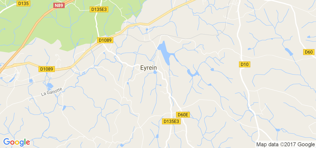 map de la ville de Eyrein