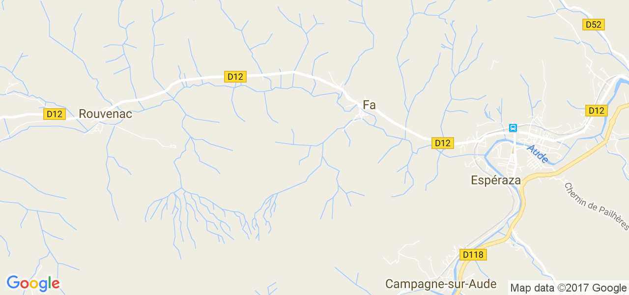 map de la ville de Fa