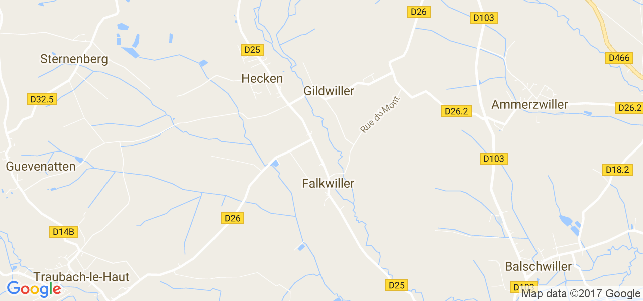 map de la ville de Falkwiller