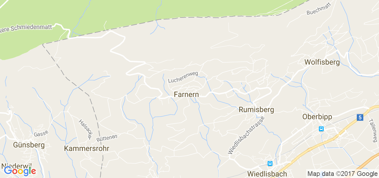 map de la ville de Farnern