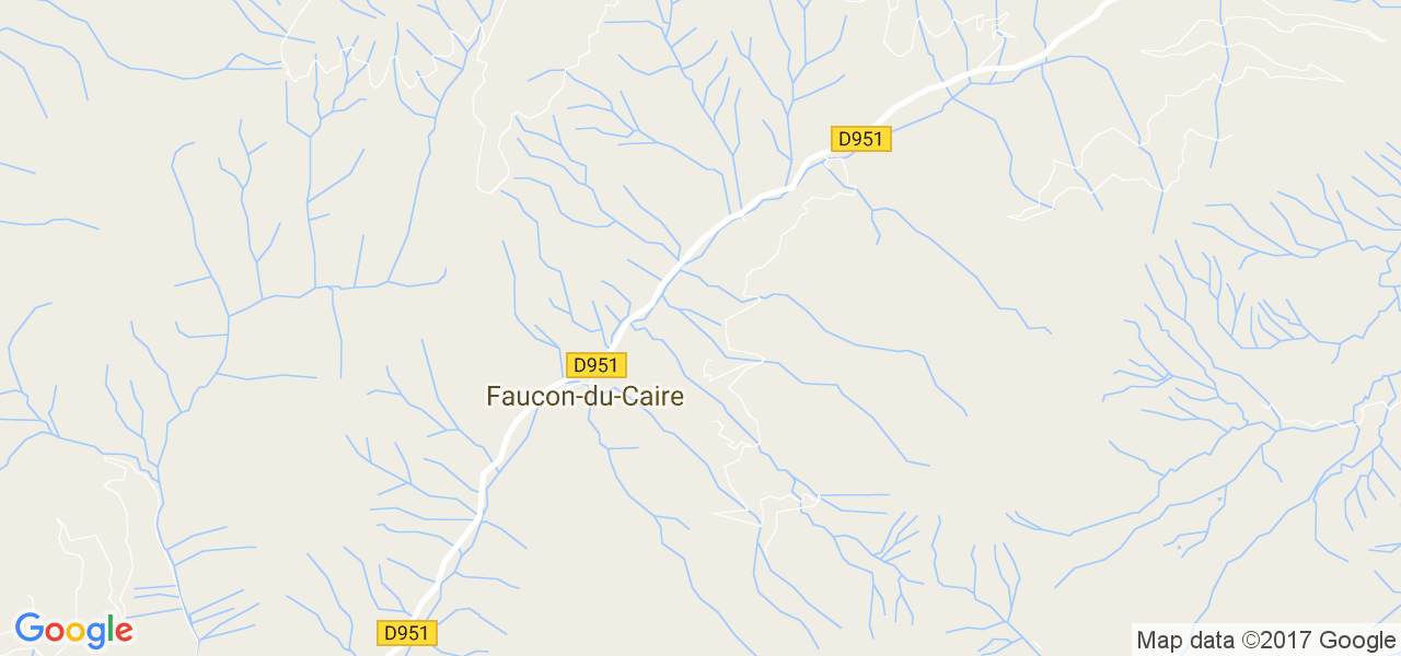 map de la ville de Faucon-du-Caire