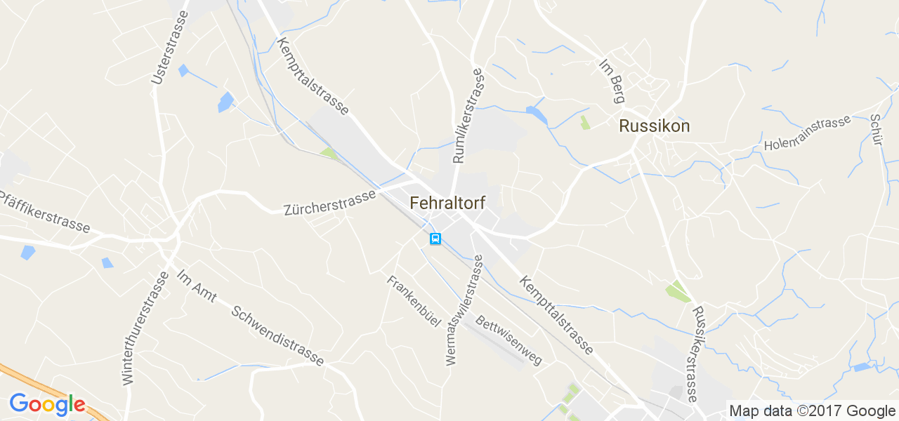 map de la ville de Fehraltorf