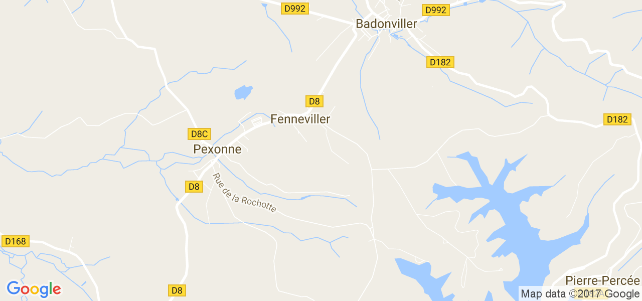 map de la ville de Fenneviller