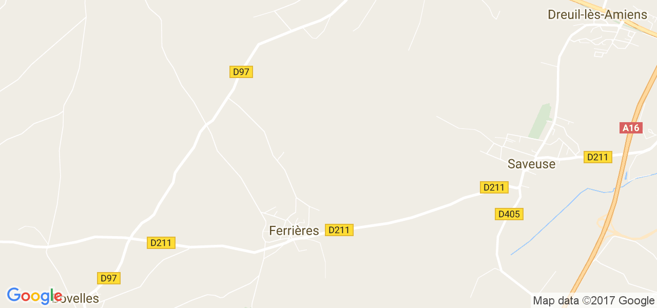 map de la ville de Ferrières