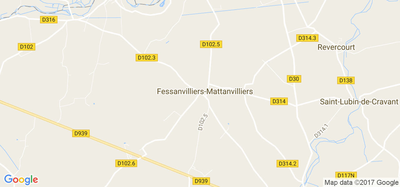 map de la ville de Fessanvilliers-Mattanvilliers