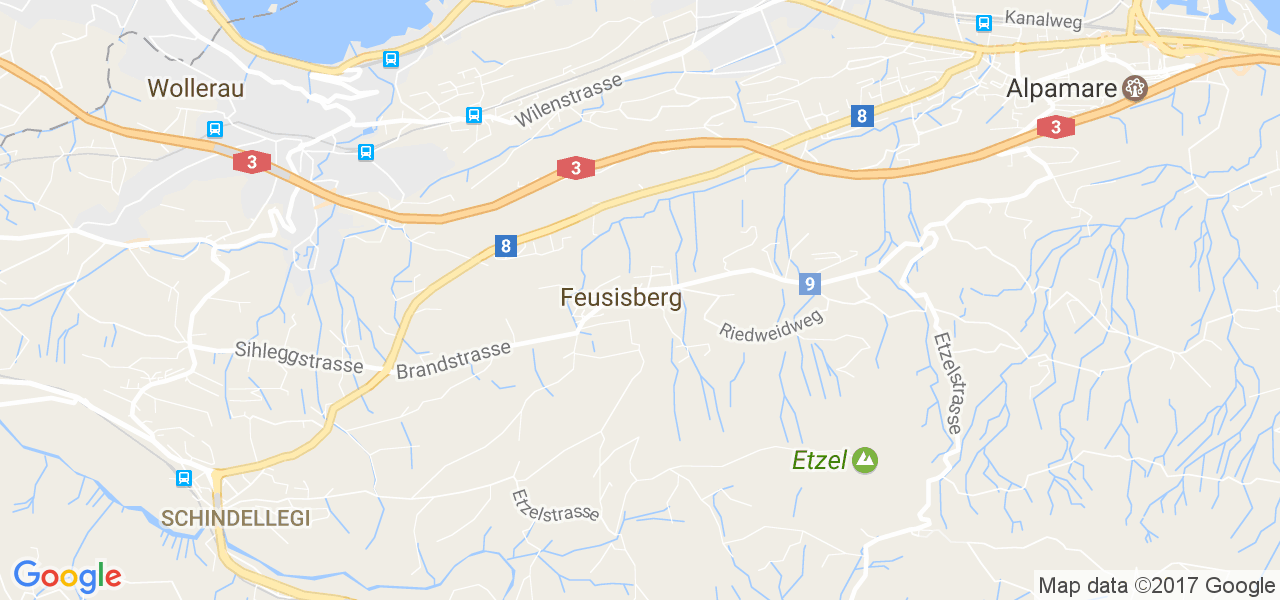 map de la ville de Feusisberg