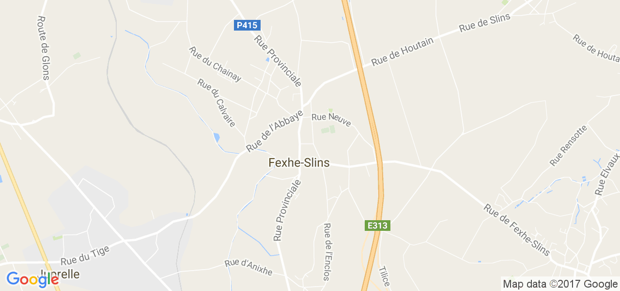 map de la ville de Fexhe-Slins