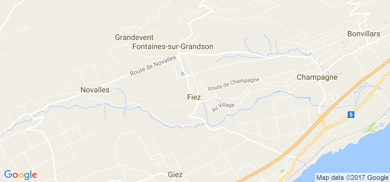 map de la ville de Fiez