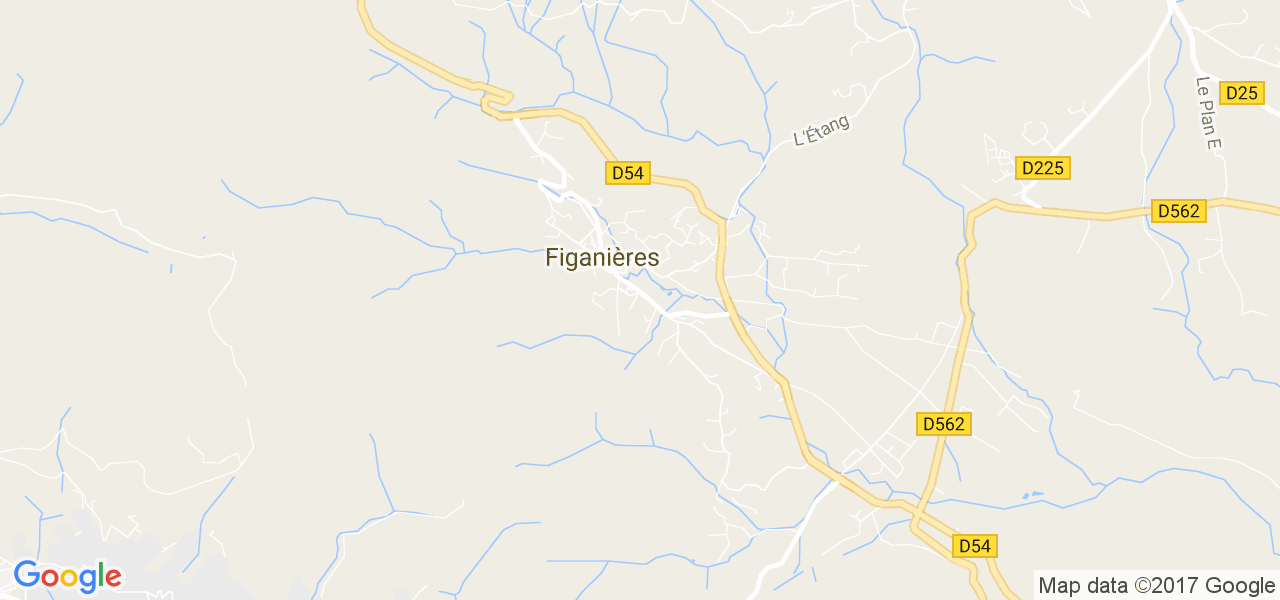 map de la ville de Figanières