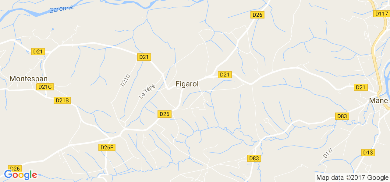 map de la ville de Figarol