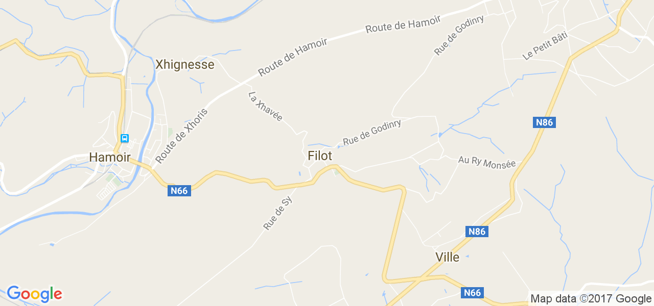 map de la ville de Filot