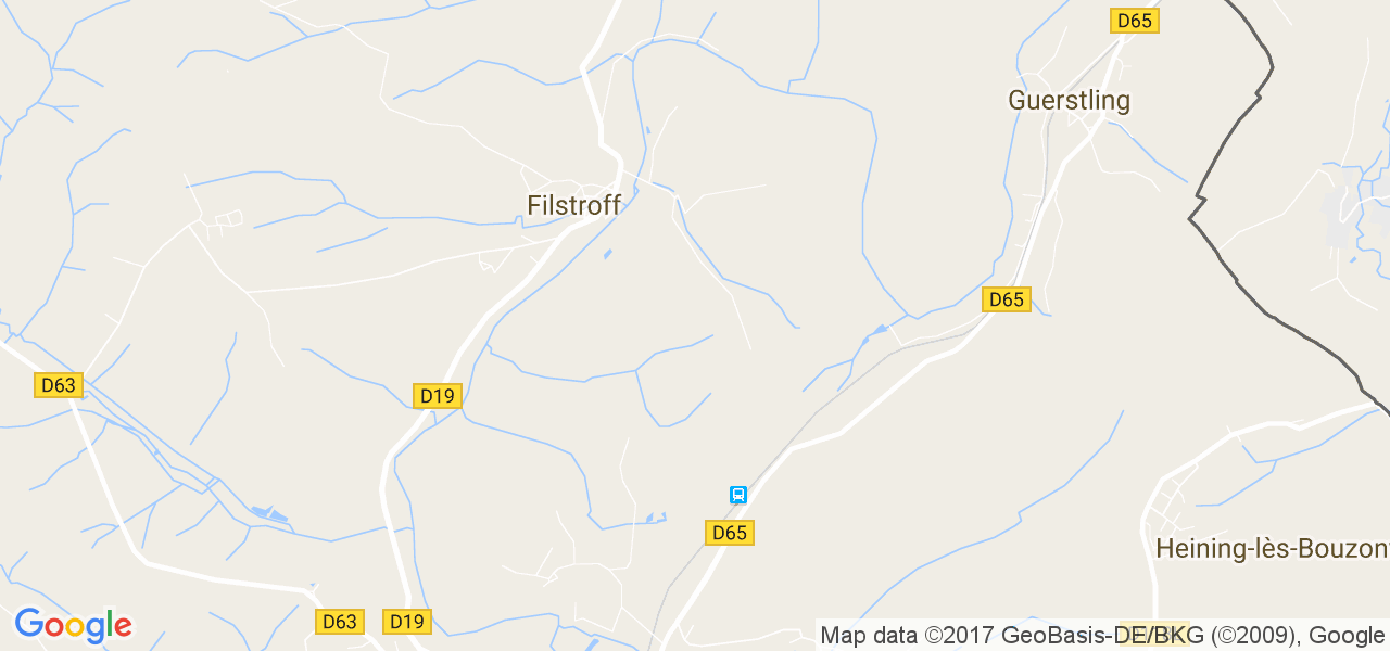 map de la ville de Filstroff