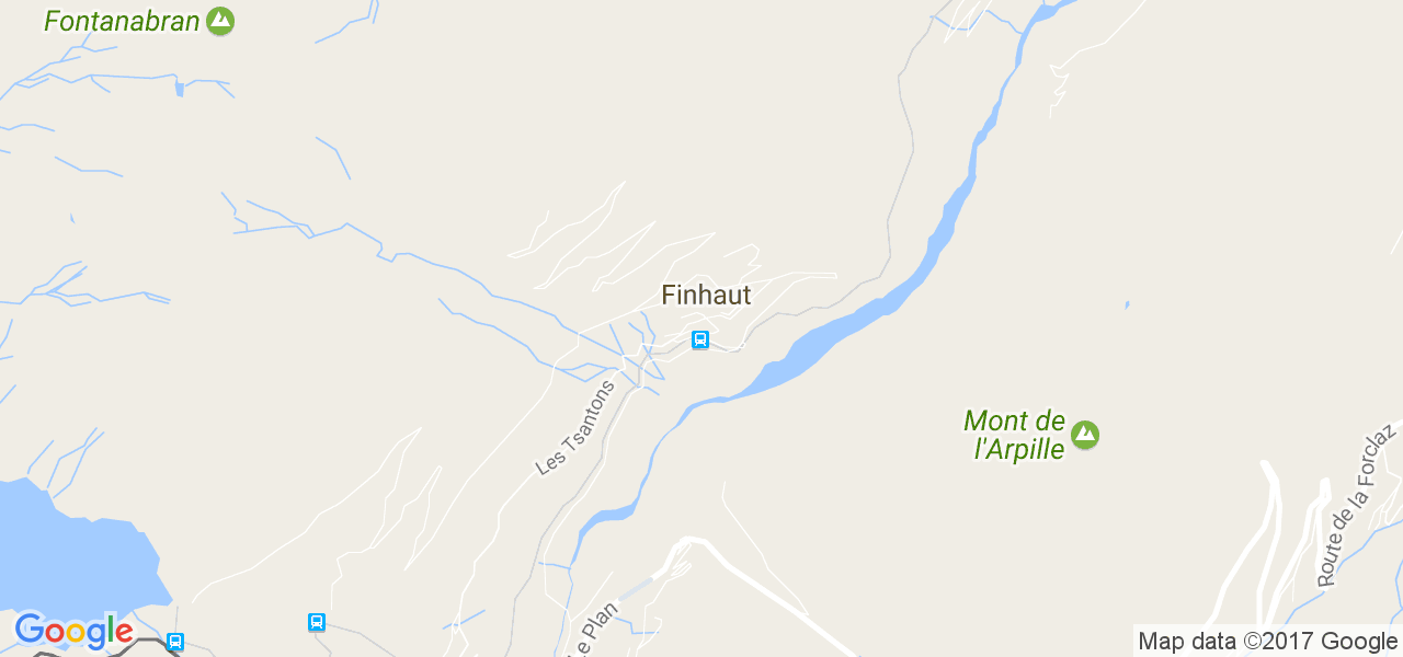 map de la ville de Finhaut